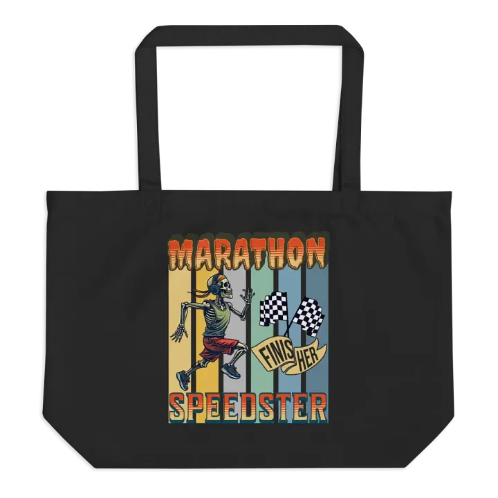 Marathon Speedster Skeleton Running Tote Bag product image (1)
