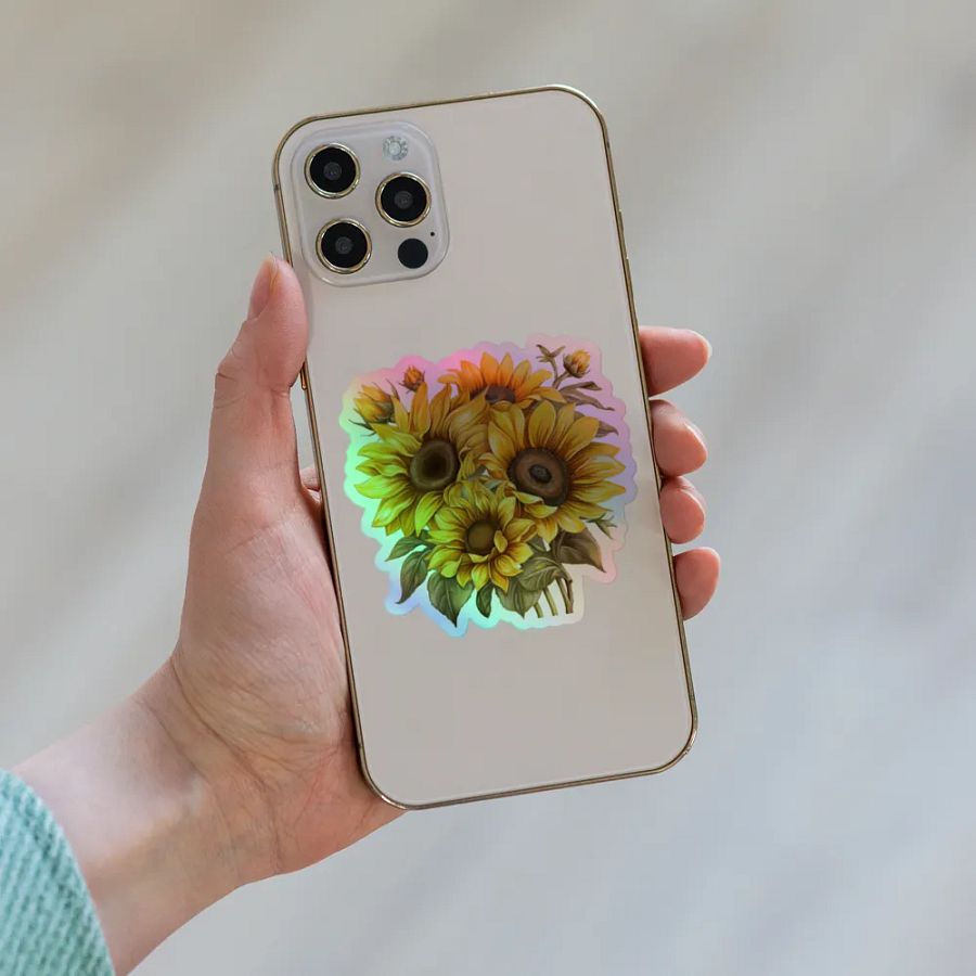 Sunflower Dreams Holographic Sticker Set product image (8)
