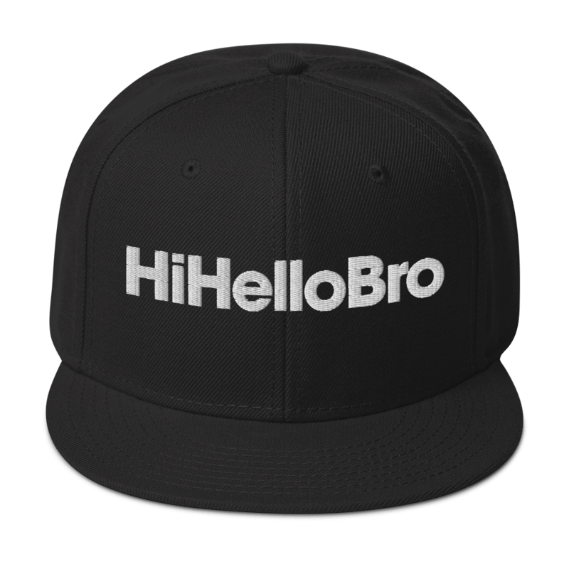HiHelloBro Super Cool Bro Hat for Bros