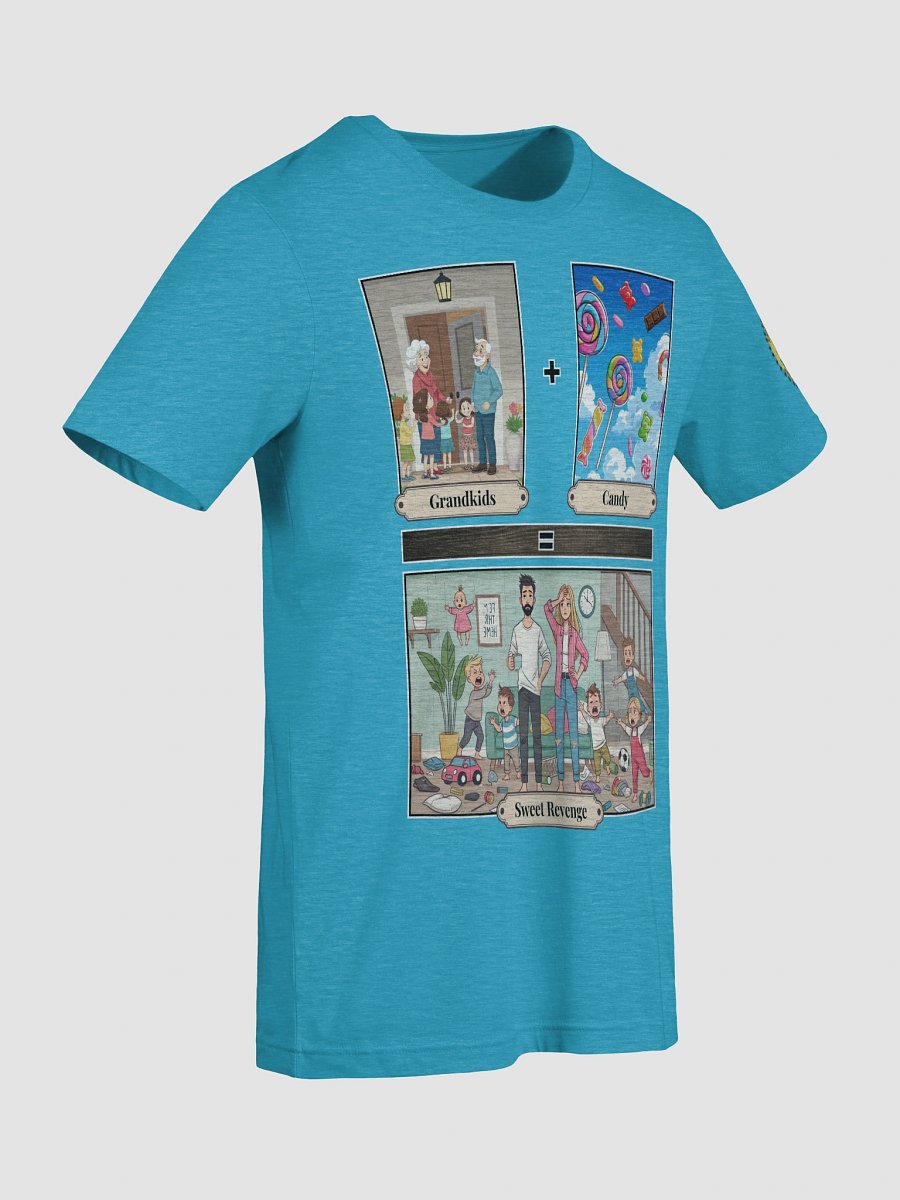 Grandkids + Candy = Sweet Revenge (Both) Bella+Canvas Supersoft T-Shirt Colors (5) product image (33)