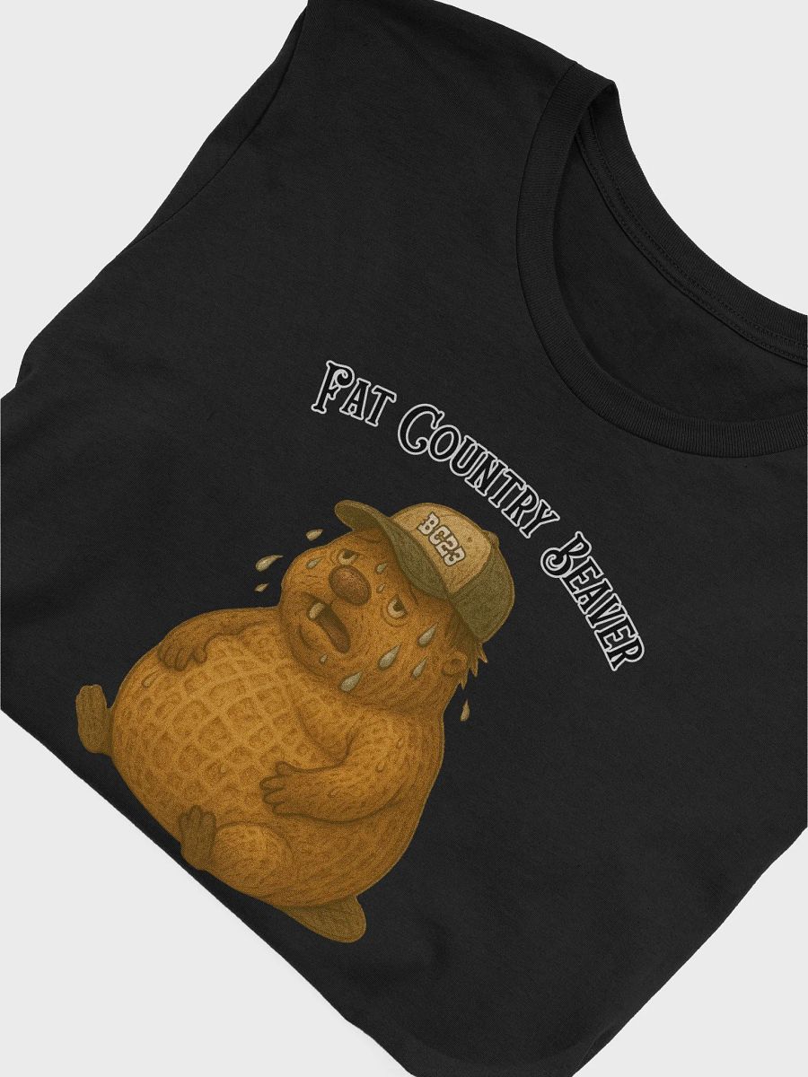 Fat Country Beaver Cartoon T-Shirt product image (25)