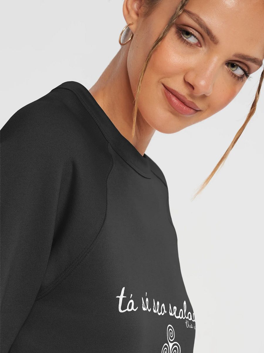 Tá Sé Seo Sealadach Unisex Raglan Sweatshirt product image (7)