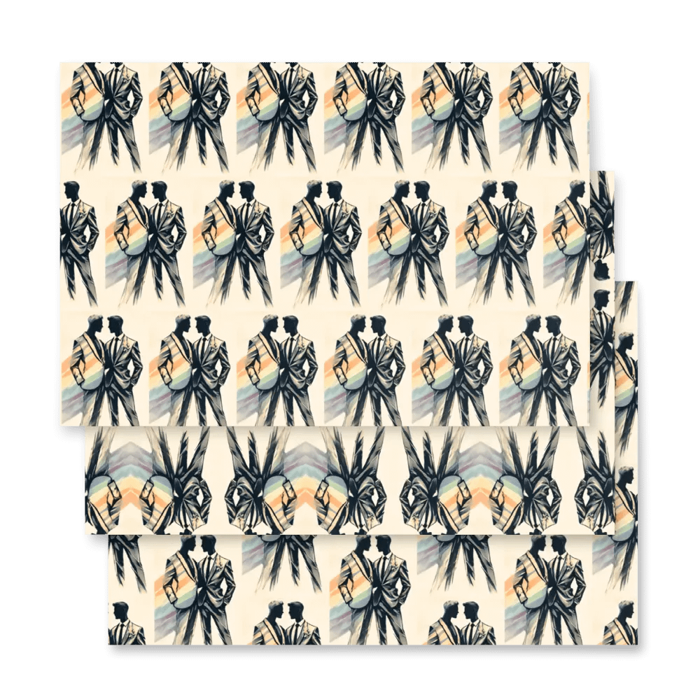 Elegant Pride Partners Wrapping Paper Set product image (4)