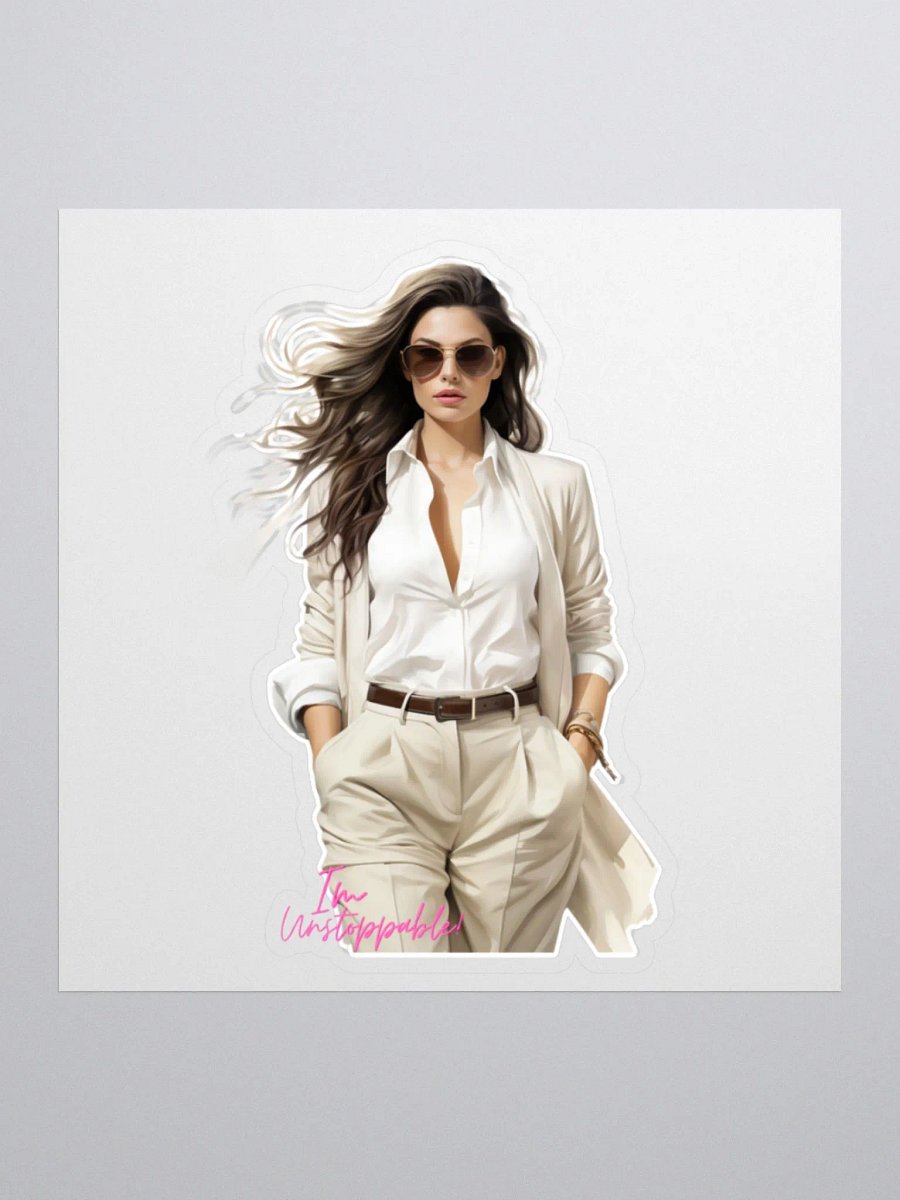 Inspirational sticker, I'm Unstoppable product image (3)