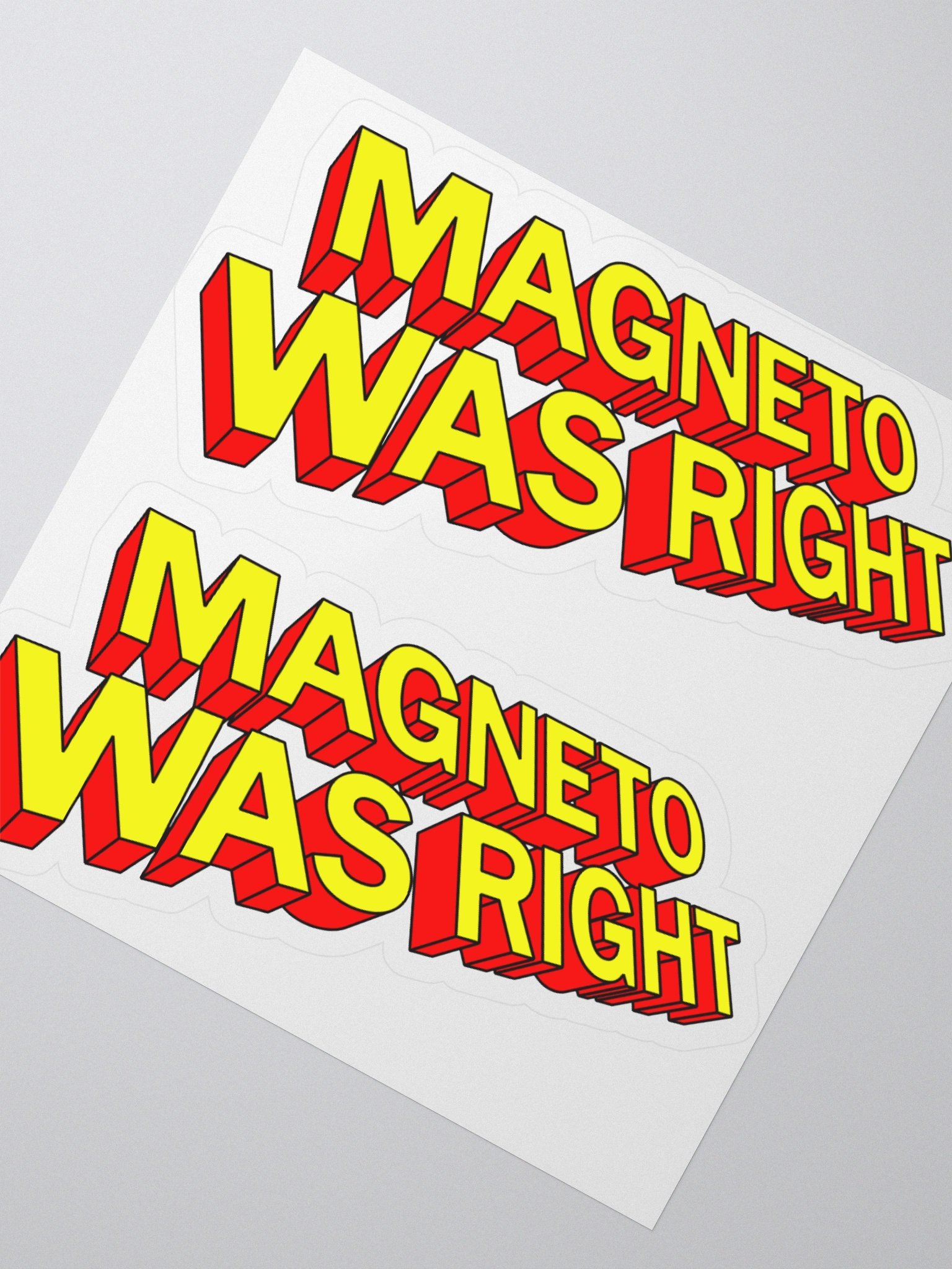 Magneto Was Right Stickers product image (2)