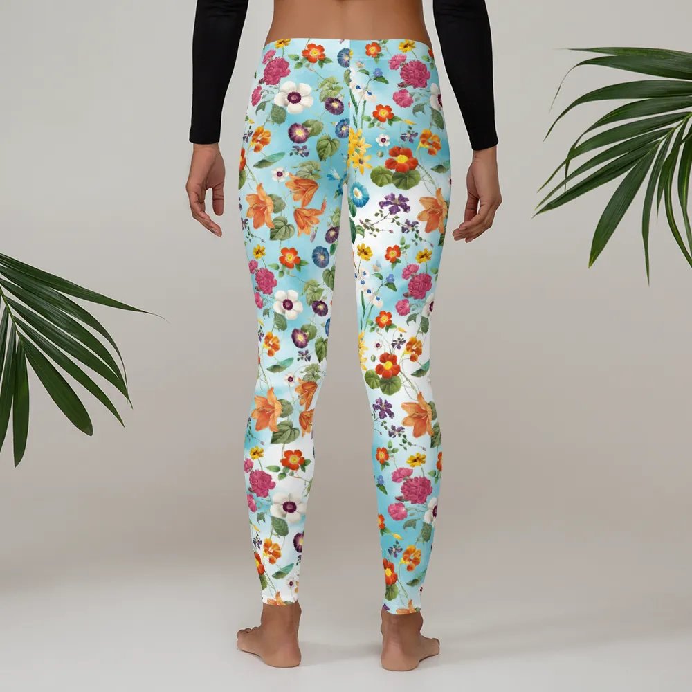 Pretty All-Over Printed Floral Leggings product image (2)