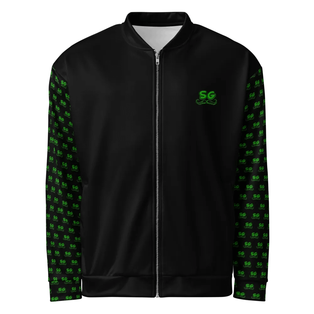 SG Green Mustache Bomber Jacket product image (1)