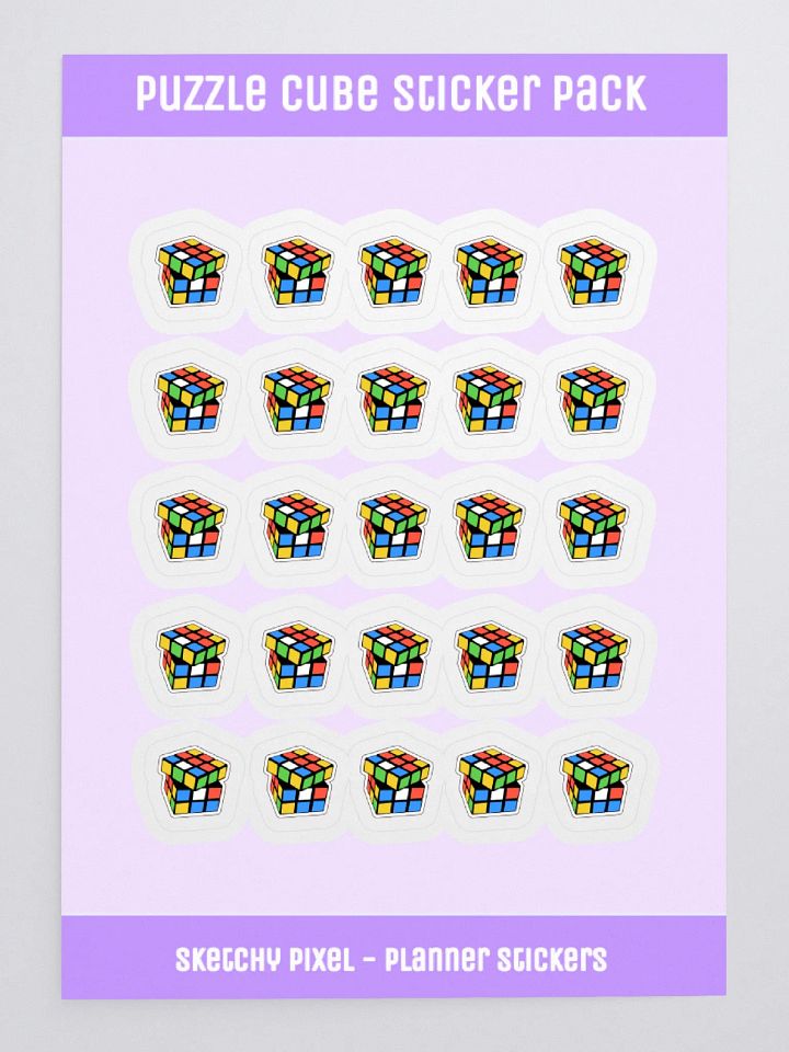 Puzzle Cube Sticker Pack product image (1)