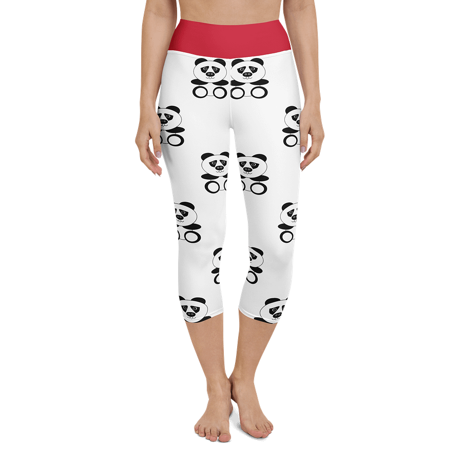 Panda Party 90s Yoga Capri Leggings product image (4)