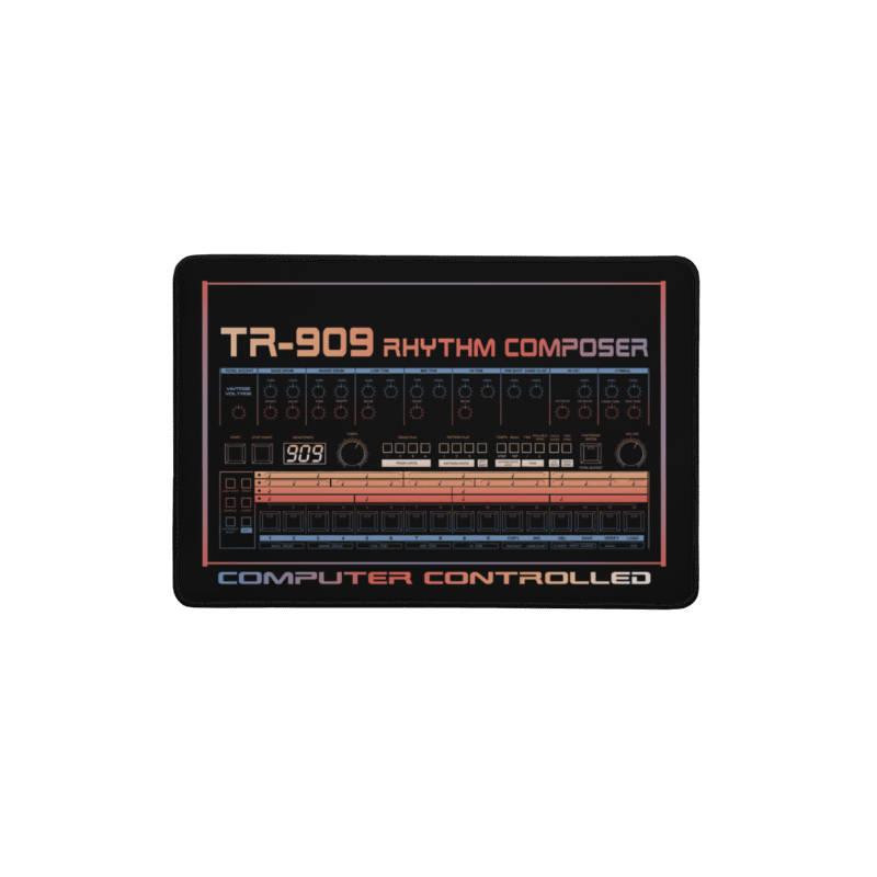 TR-909 - Desk Mat (Roland 909 Rhythm Composer Drum Machine) by Vintage Voltage product image (3)
