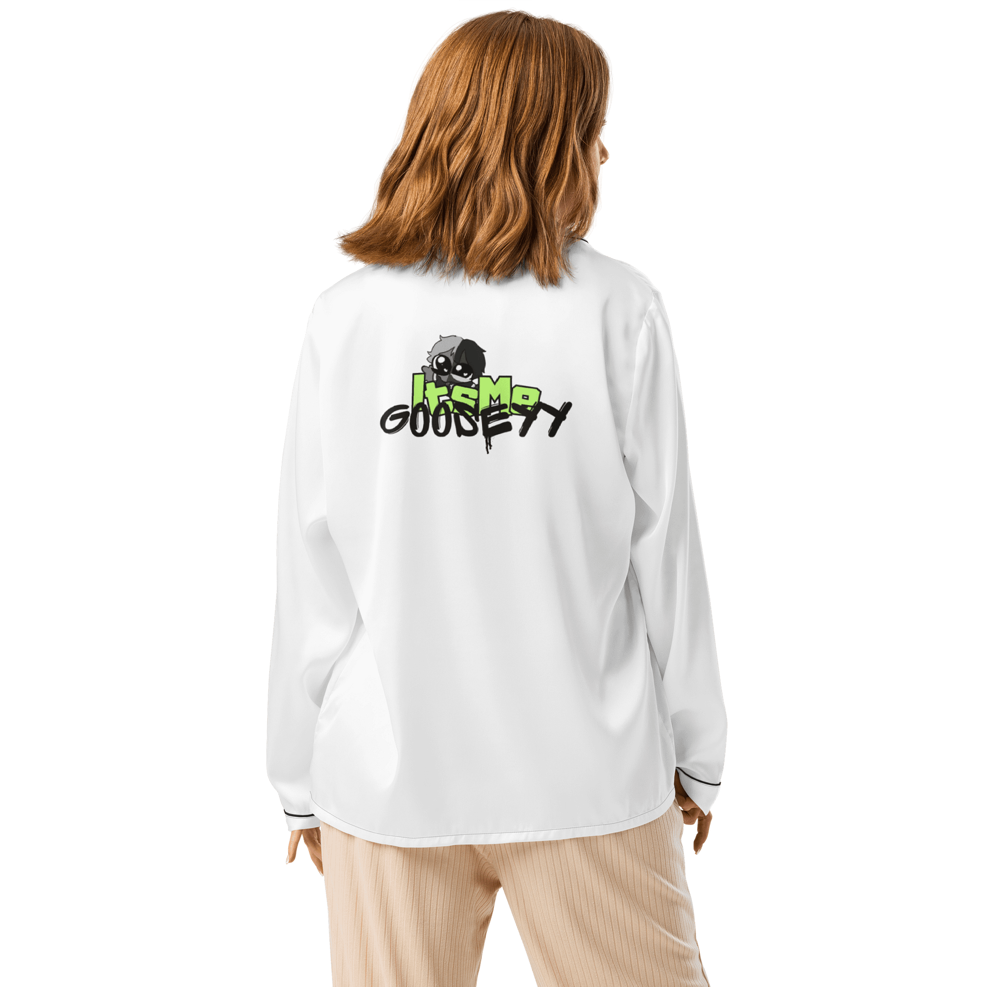 Blare & 𝘎𝘰𝘰𝘴𝘦𝘺 Long Sleeve Pajama Top product image (2)