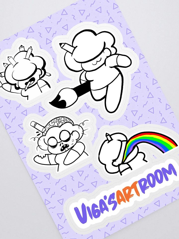 Viga's Art Room Sticker Sheet 1 product image (1)