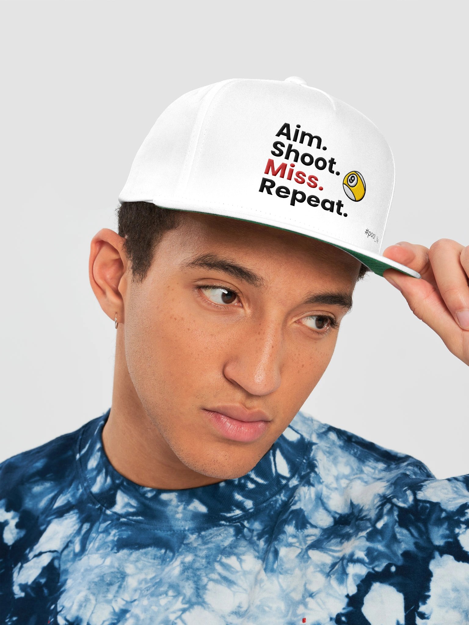 9-ball Pool Life Cap (Snapback - White) product image (4)