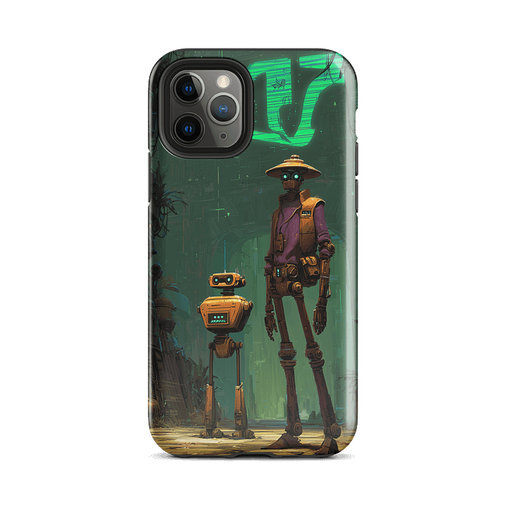 Futuristic Robot Alley iPhone® Tough Case product image (2)