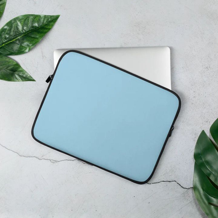 Sky Blue Laptop Sleeve product image (2)