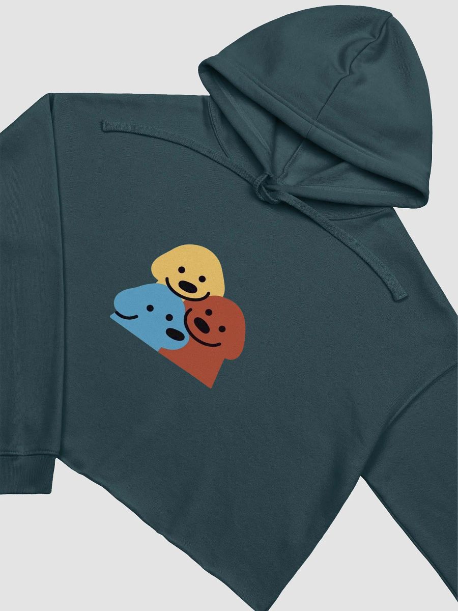 Whimsical Pup Trio Crop Hoodie product image (23)