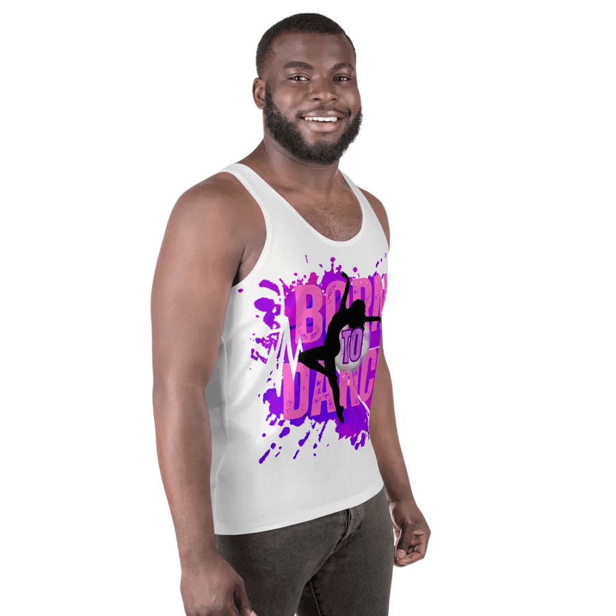 Born to Dance Her Silhouette Energetic Vibes Full Print Tank product image (7)