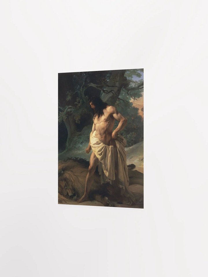 ''Samson and the Lion'' by Francesco Hayez Poster product image (6)