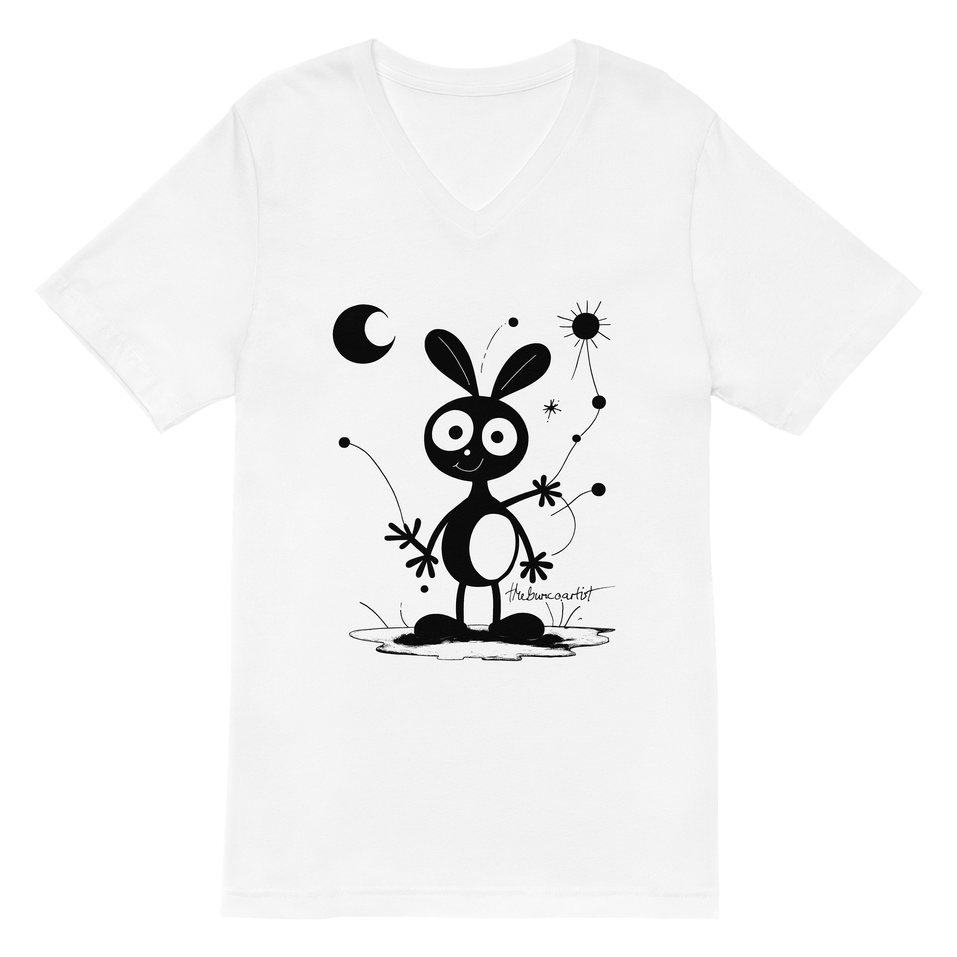 Bella+Canvas Short Sleeve V-Neck Jersey T-Shirt product image (2)