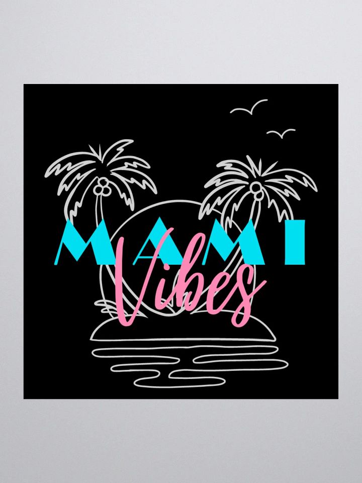 Black Miami Vibes Sticker Pack product image (3)