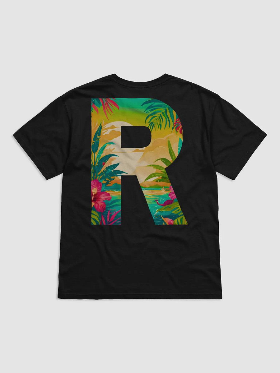 Tropical Sunset Paradise T-Shirt (Letter-R) product image (3)
