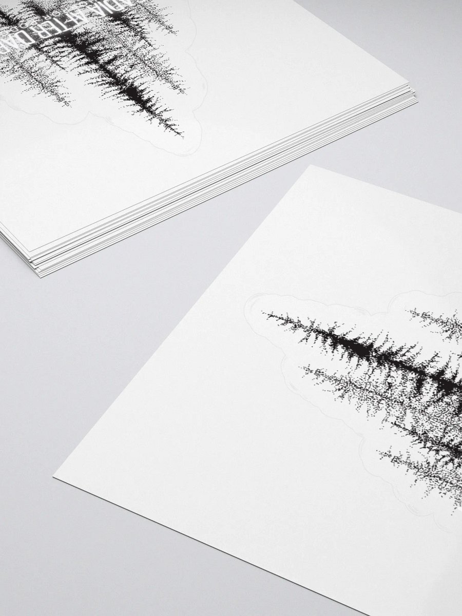 Acadia After Dark Trees Logo Sticker product image (11)