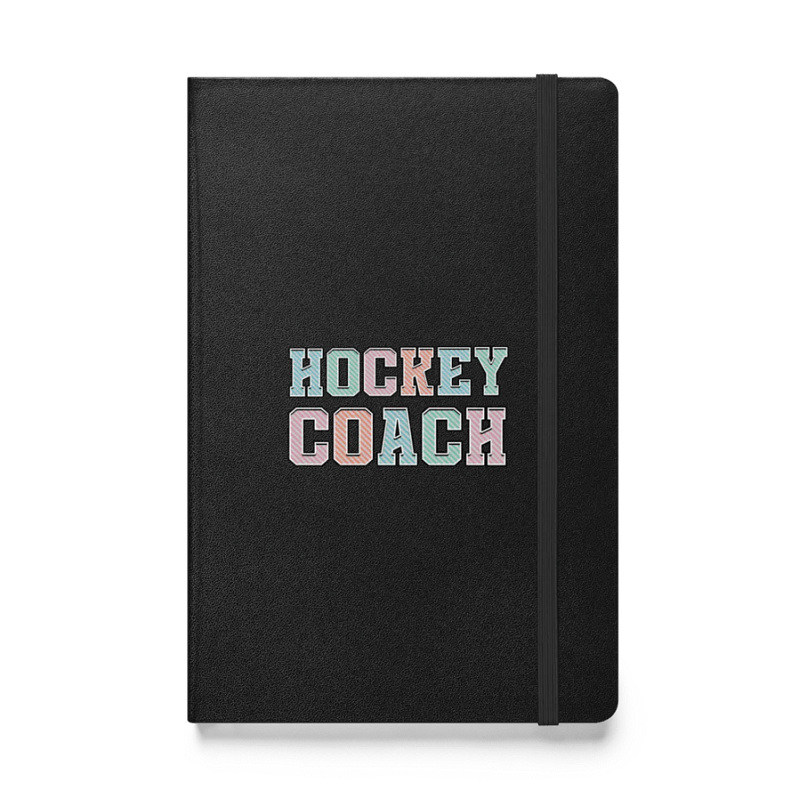 Hockey Coach Colorful Hardcover Notebook product image (1)