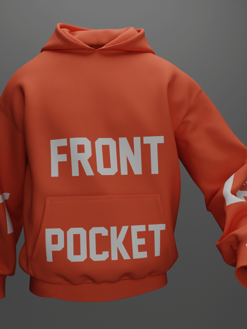 Hoodie off No zip Mockup Design Walking and 360 Animation 4k product image (5)
