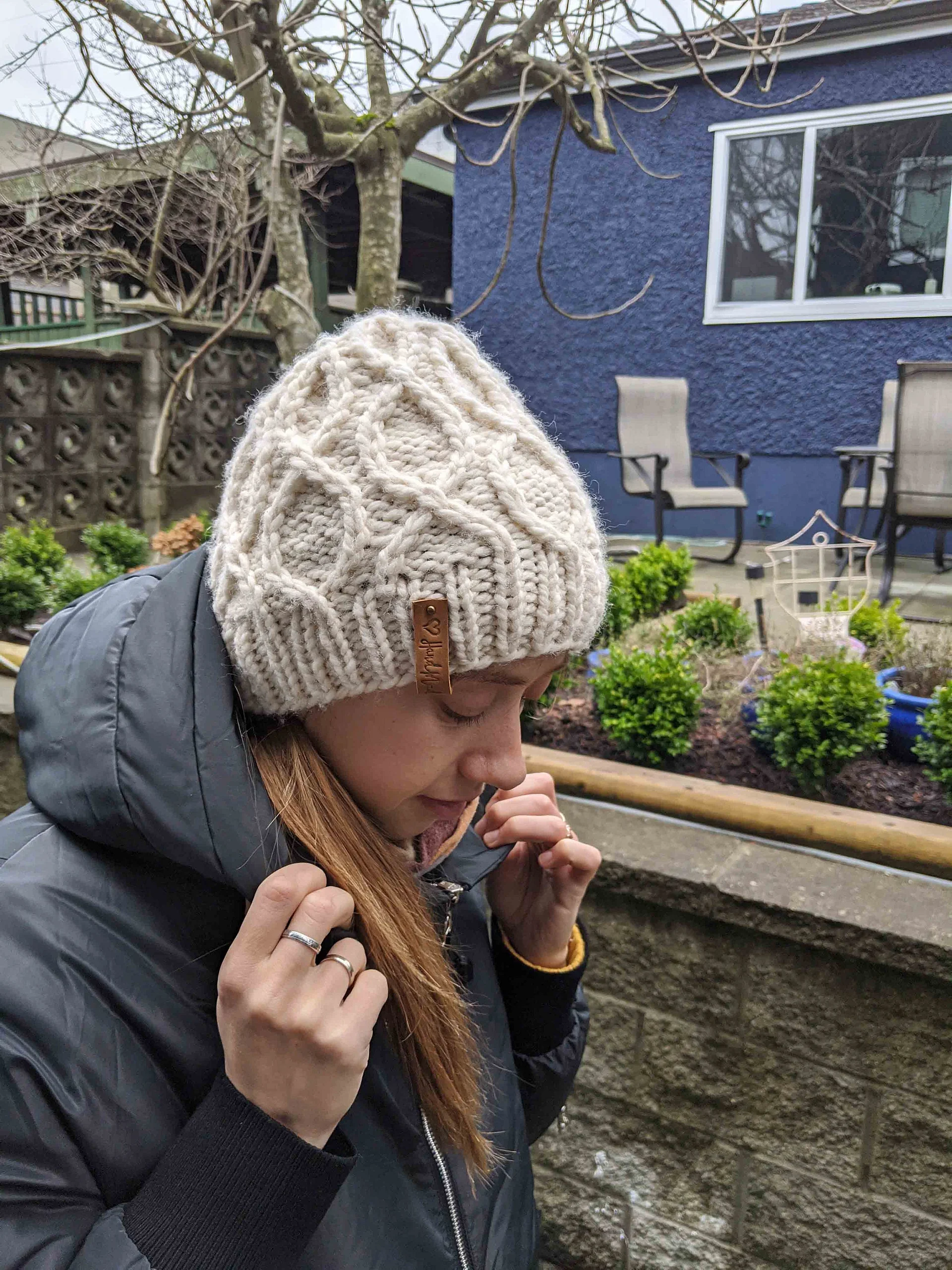 DNA Cable Knit Hat Pattern product image (5)