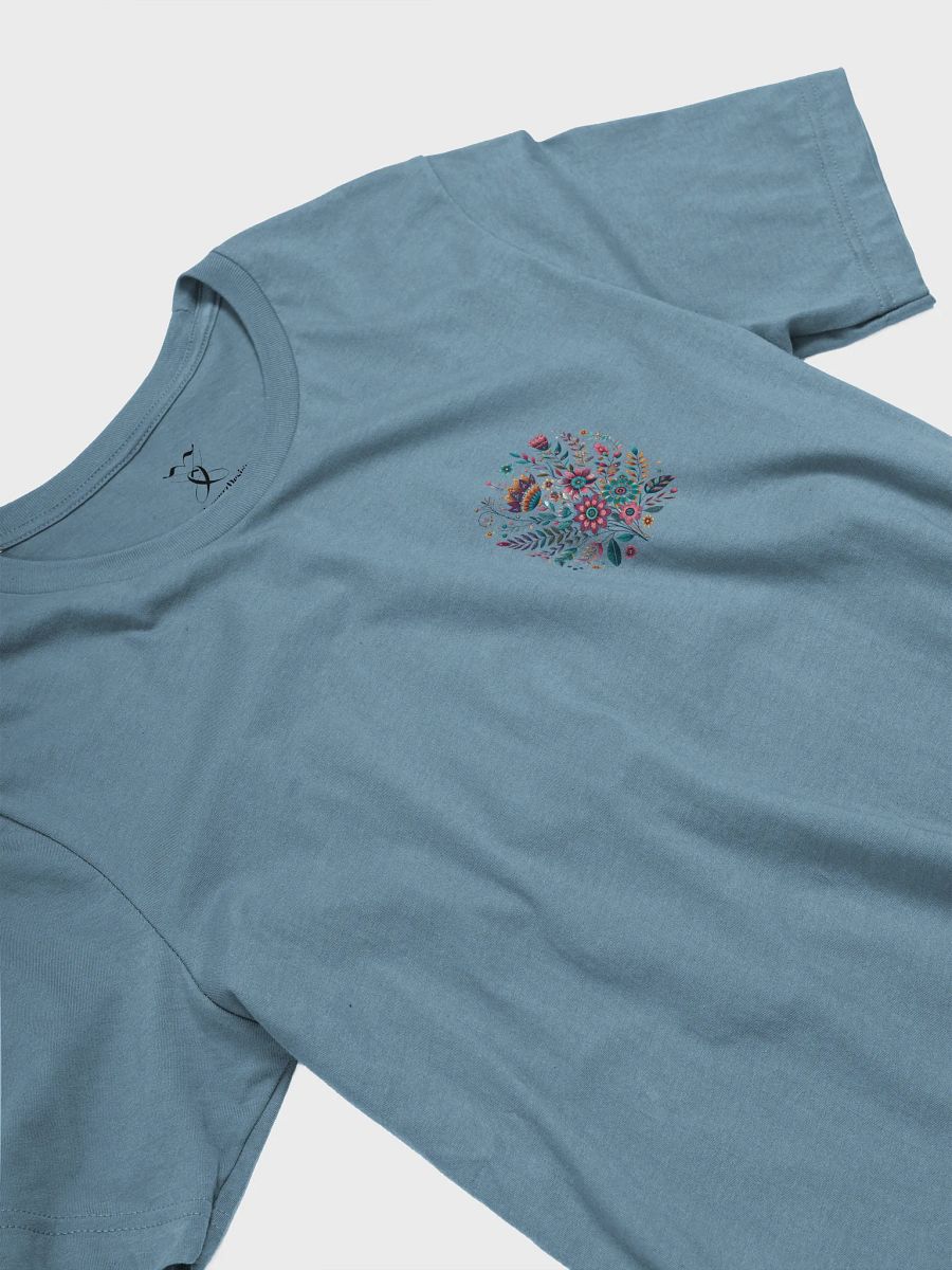 Vibrant Boho Flowers Graphic Bella+Canvas Unisex Supersoft T-Shirt product image (3)