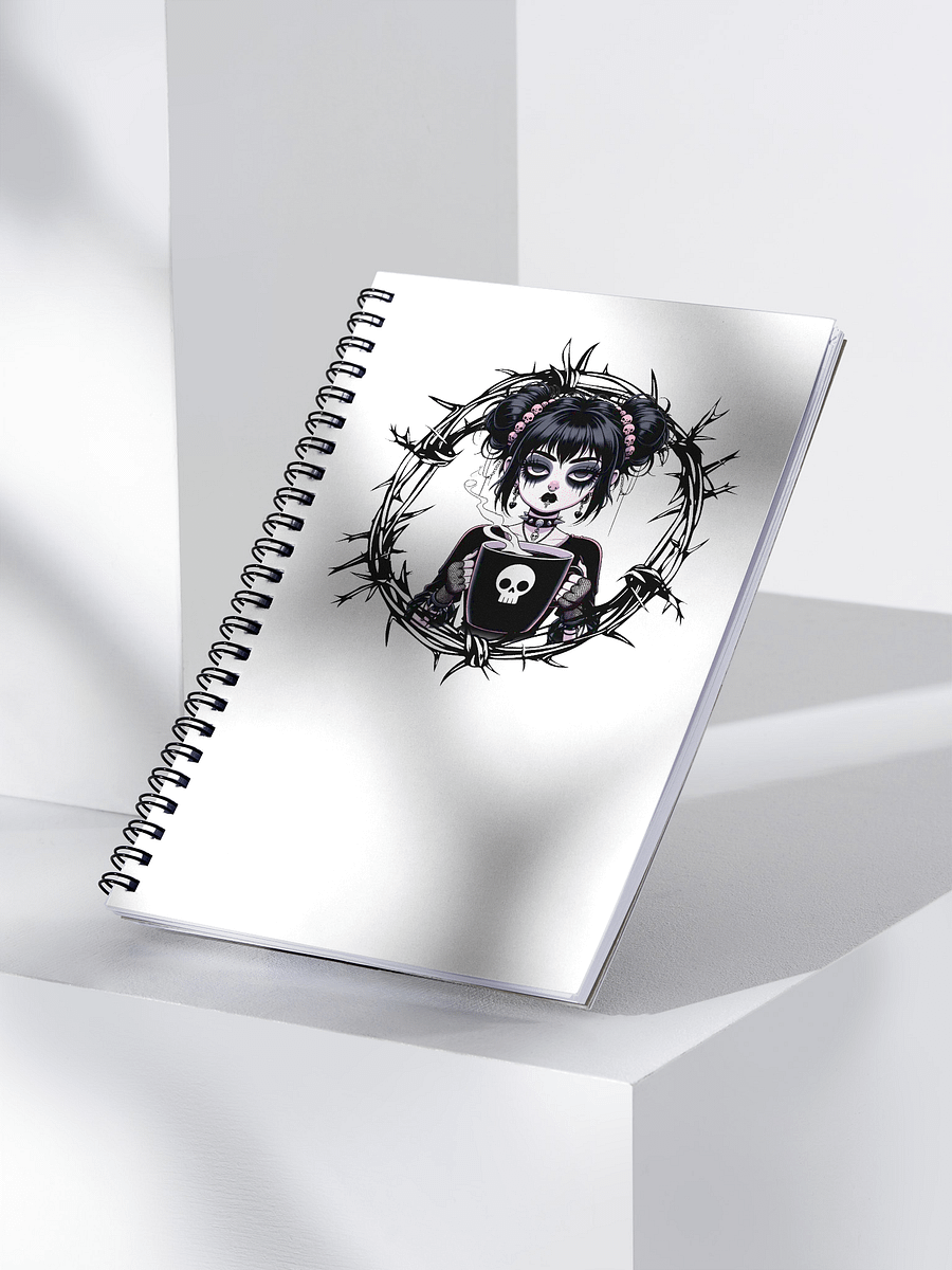 Gothic Skull Spirals Notebook product image (3)