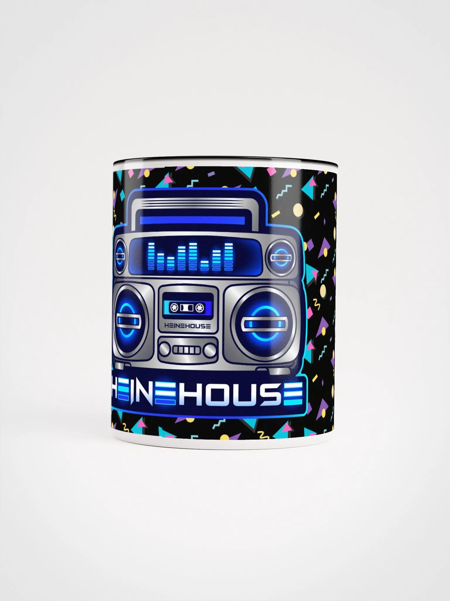 Two-Tone Coffee Mug - Boombox with inside color product image (2)