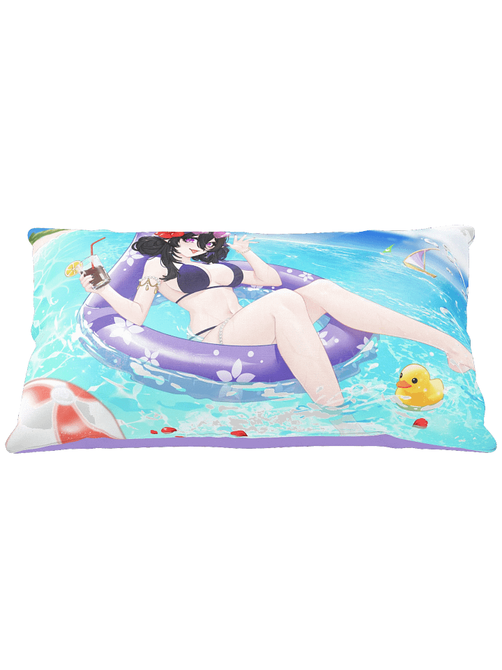 Ani at the beach Pillow product image (2)