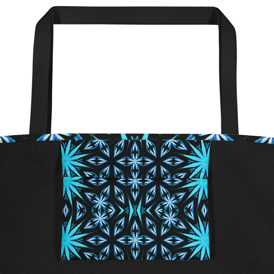 Abstract Floral Stars Repeating Pattern Tote Bag product image (4)