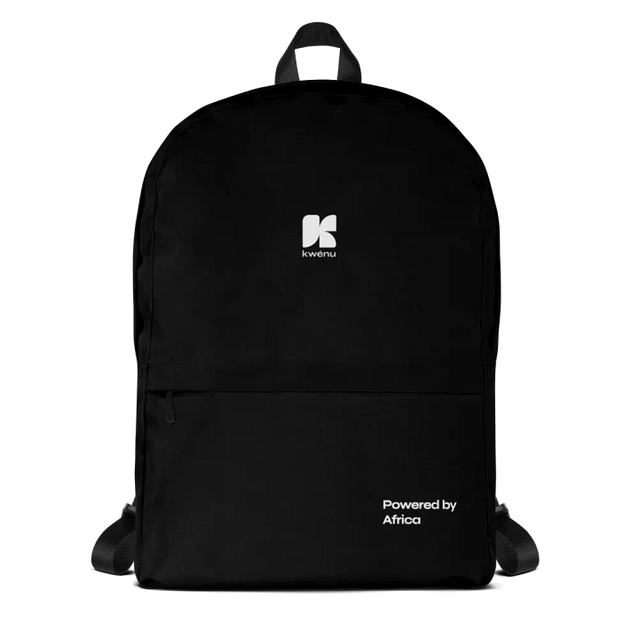 Kwenu Print black Backpack product image (1)