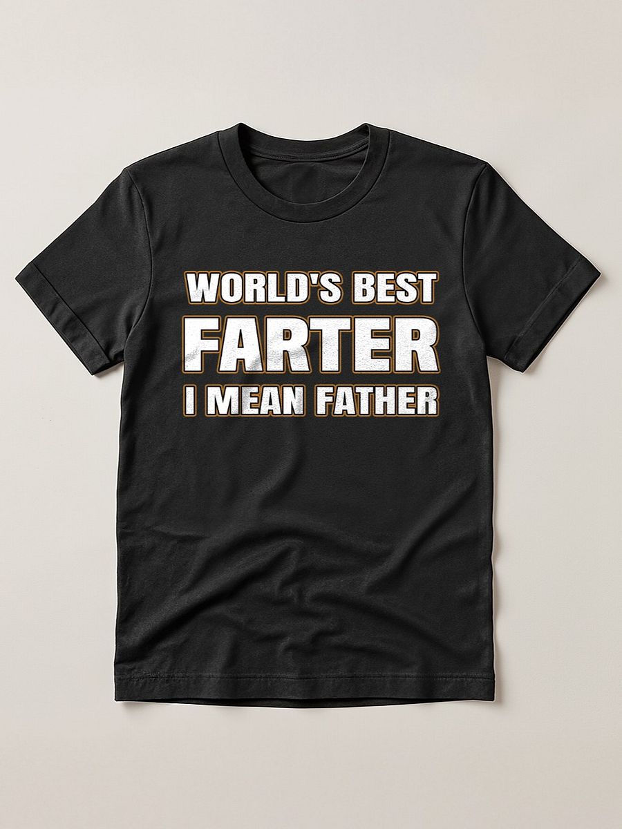 Funny World's Best Farter I Mean Father T-Shirt product image (1)