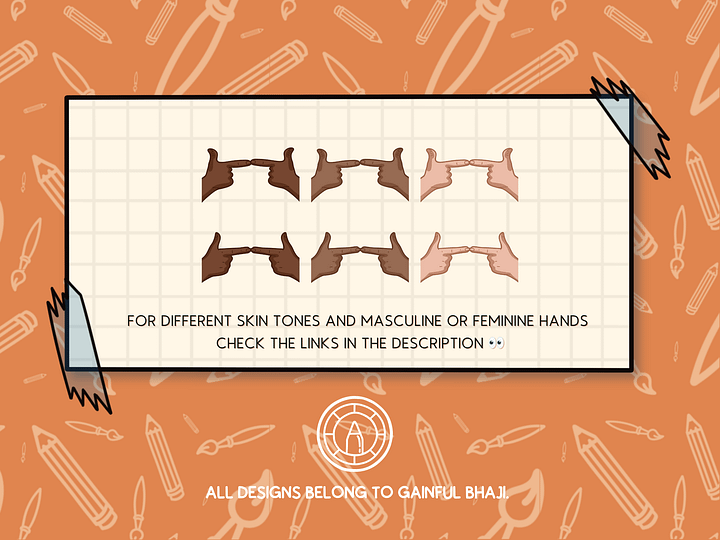 🙋🏻‍♂️ UWU FINGERS – Animated Emote 🥺👉👈 product image (2)
