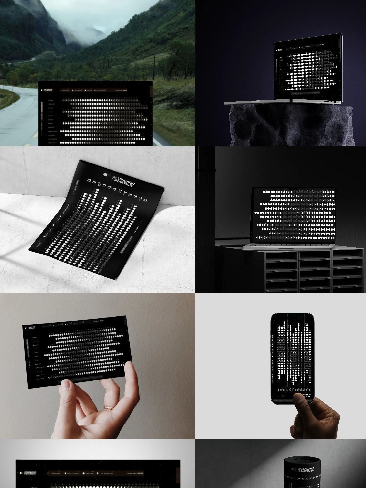 Colección de 10 Imprimibles de Calendario Lunar Premium (2026-2036) 10 años lunares product image (10)