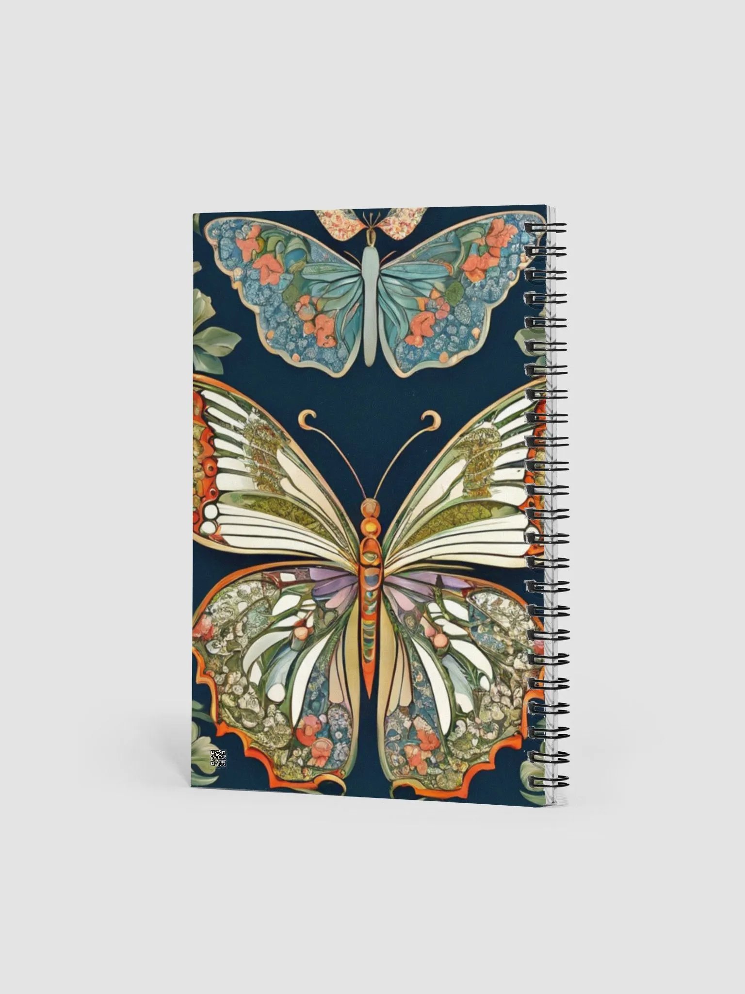 Spiral Notepad William Morris Inspired Butterfly product image (2)