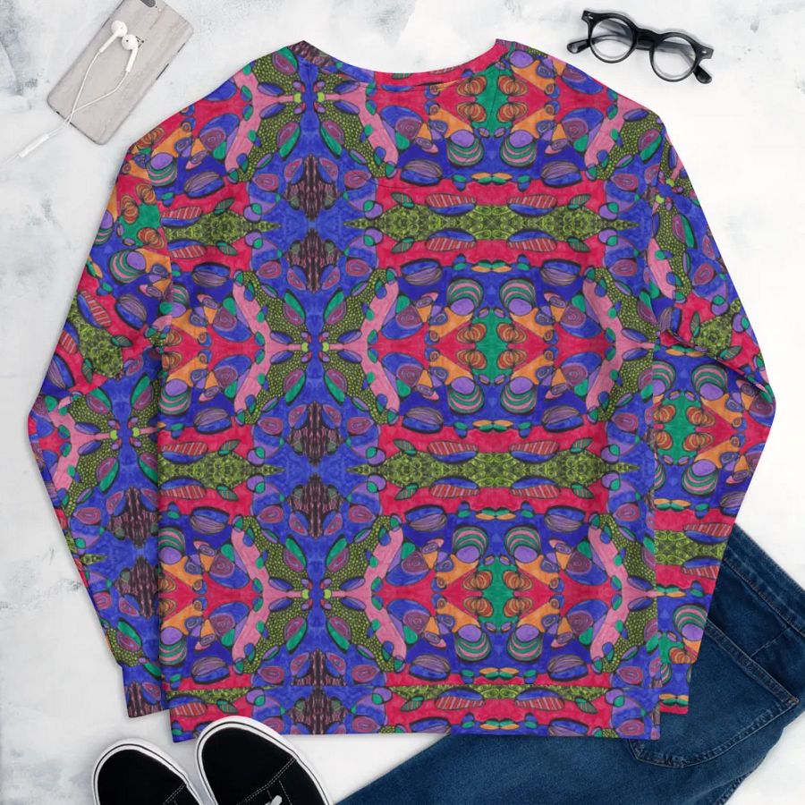 Abstract Bold Neurographic Art Unisex Sweatshirt product image (11)