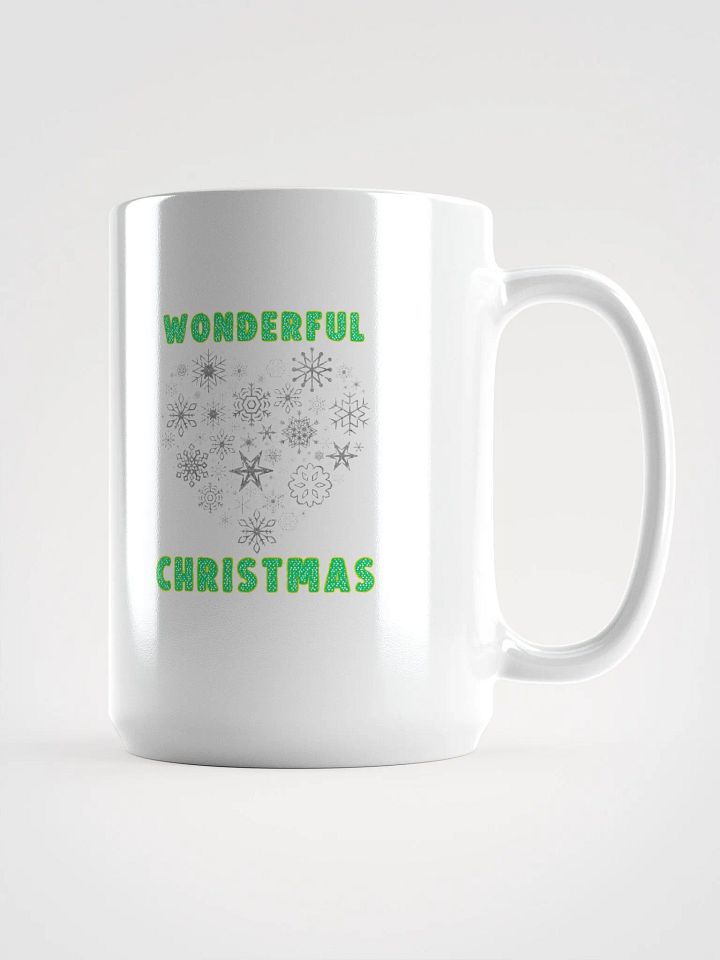 Wonderful Christmas Glitter Heart Mug product image (1)