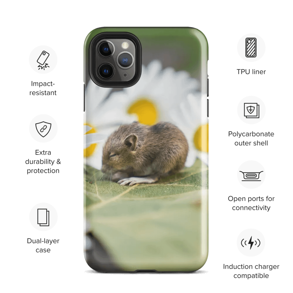 Mouse with Flower Phone Case - Perfect for Animal Lovers, Ultimate Phone Protection! product image (35)