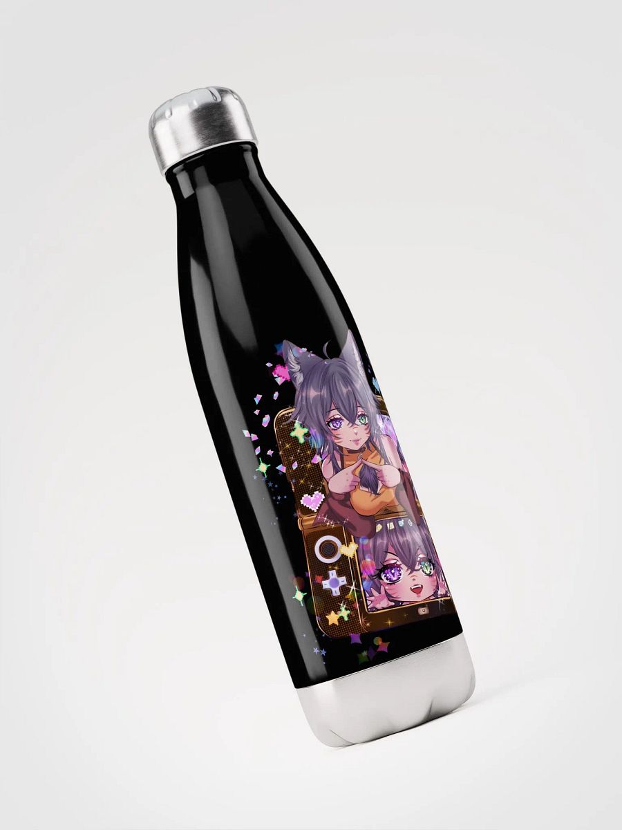 WolfcatRisi Gamer Waifu Stainless Steel Water Bottle product image (5)
