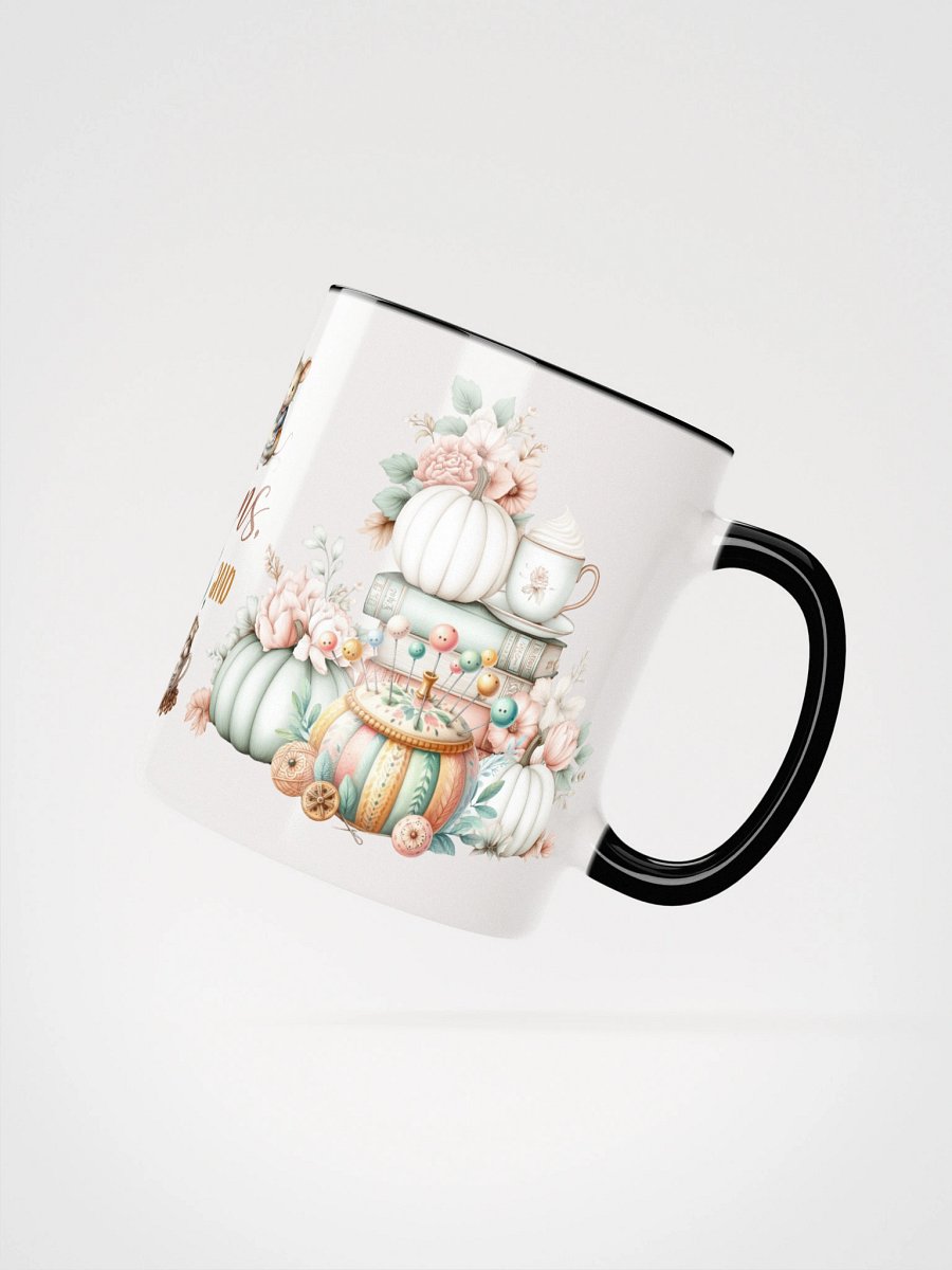 Whimsical Autumn Pins Patterns Coffee Ceramic Mug product image (3)