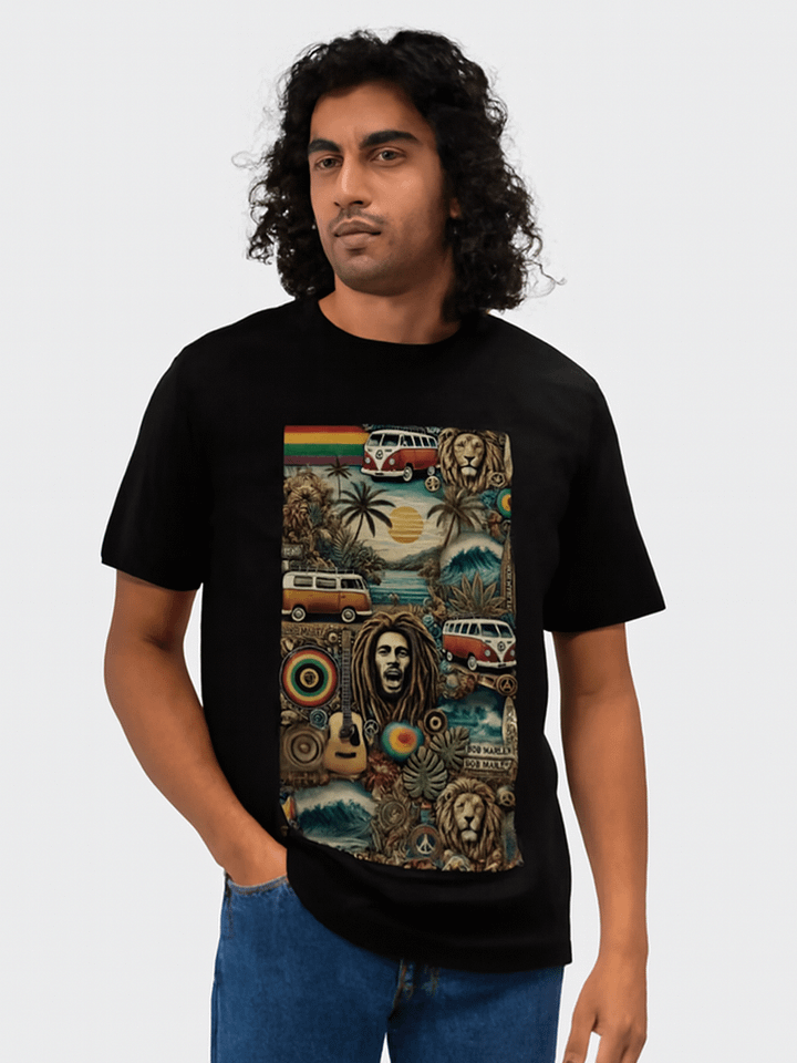 Retro Icon Collage T-Shirt product image (1)