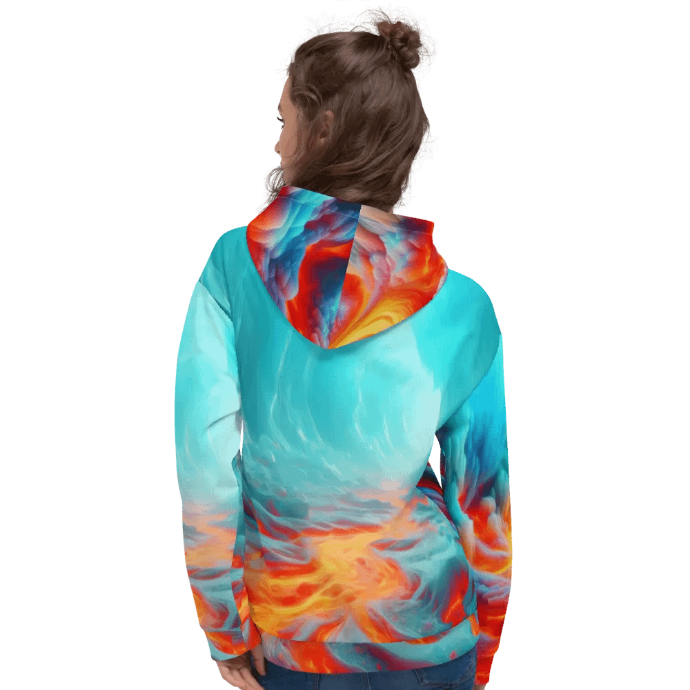Fire and Ice - 3D Lava Glacier Fusion #1 product image (9)