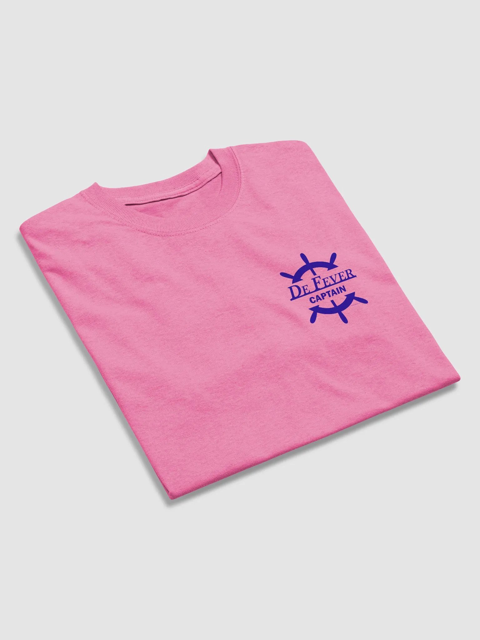 DeFever Captain - T-Shirt - Light Shirt w/Blue Logo product image (5)