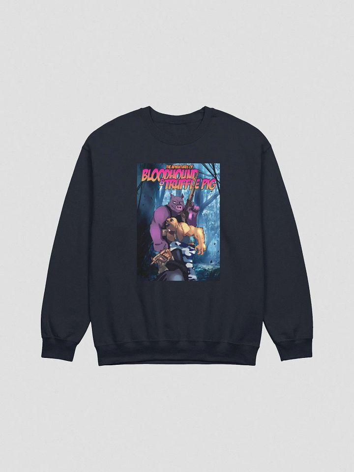 Bloodhound & Truffle Pig Crewneck Hoodie product image (6)
