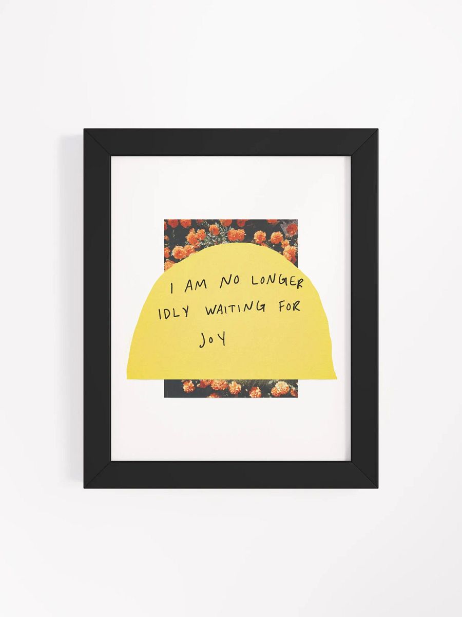 Joy Framed Art Print product image (4)