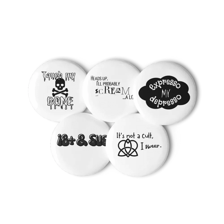 Mystic Quotes, Set of 5 Pins product image (6)